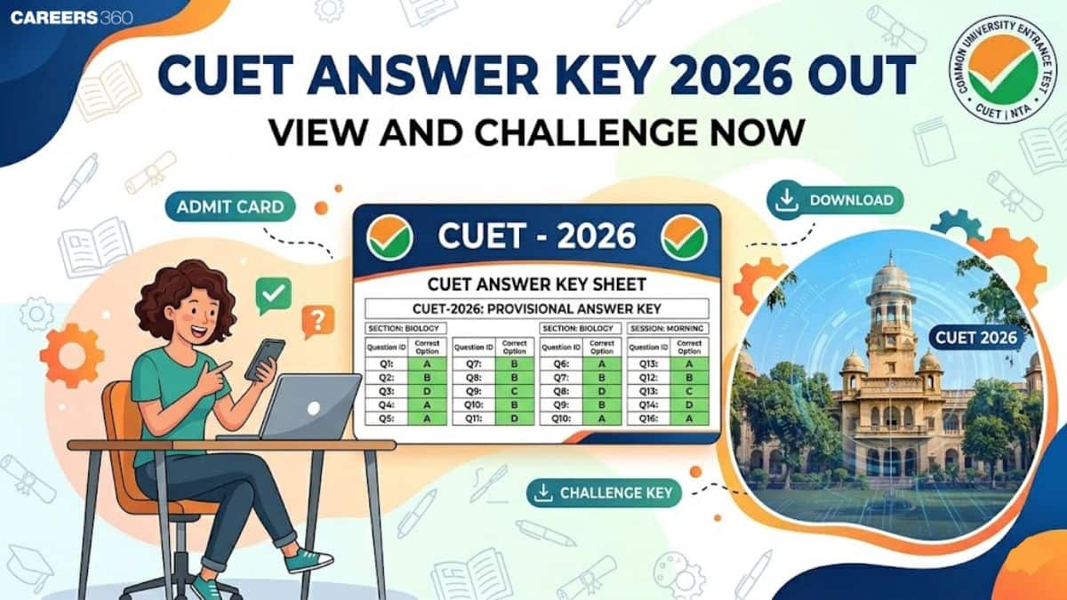 CUET UG 2026 Answer Key (Link Out): Download Provisional Answer Key & Response Sheet @cuet.nta.nic.in